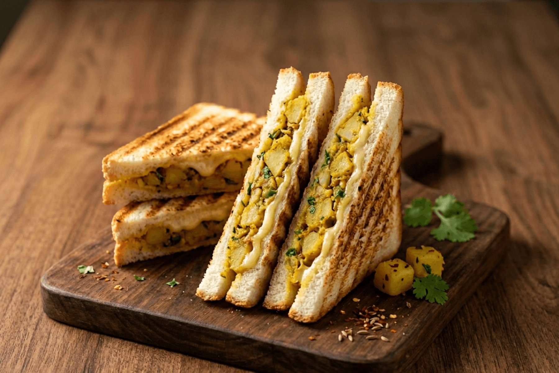 Aloo Affair Grilled Sandwich