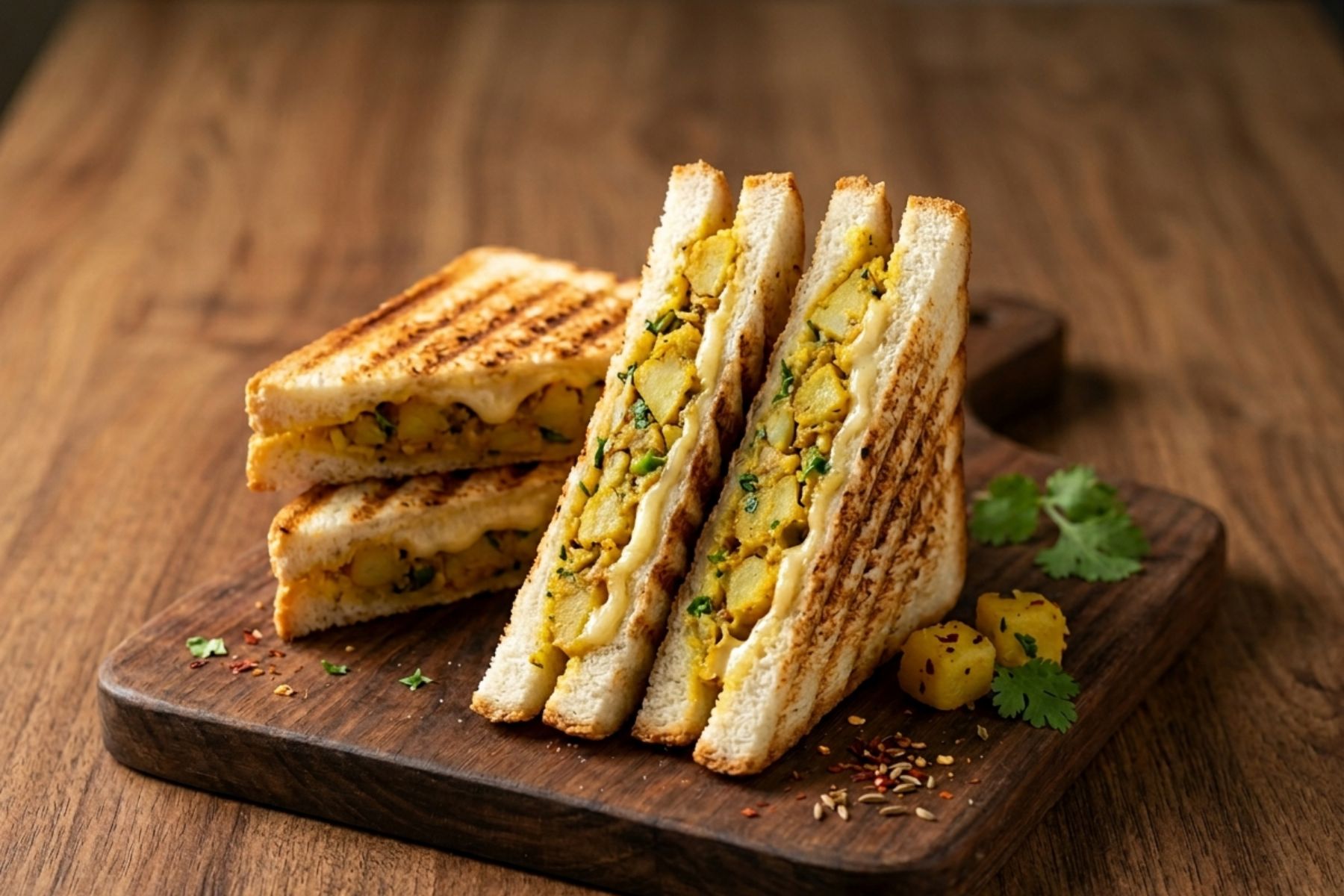 Aloo Affair Grilled Sandwich
