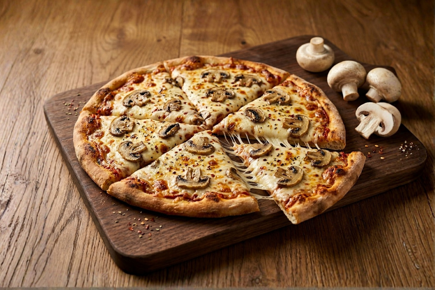 Mushroom Mellow Pizza